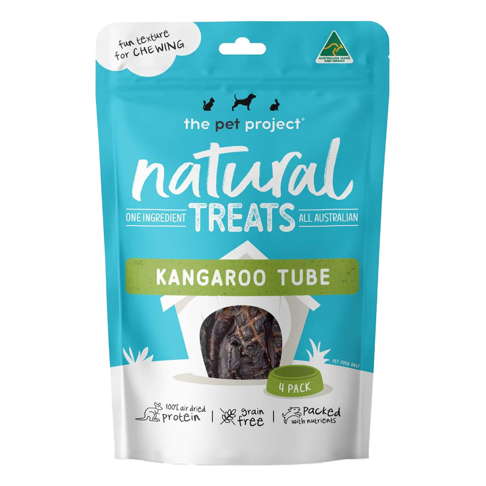 The Pet Project Natural Treats - Kangaroo Tube